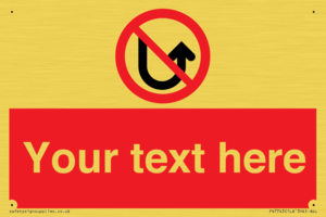 Custom prohibition No u turns